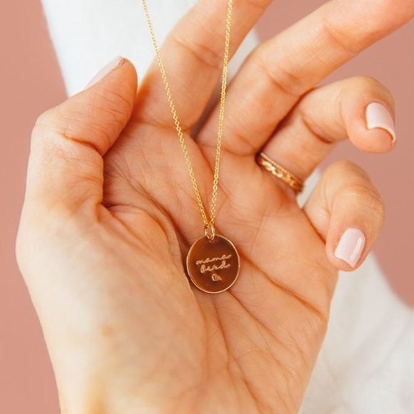 Mother Bird Bohemian Dainty Minimalist Necklace - Picture 2 of 12